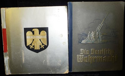 Lot 93 - A Cigarette Card Album - "Die Deutsche Wehrmacht", by Cigaretten-Bilderdienst, Dresden,...