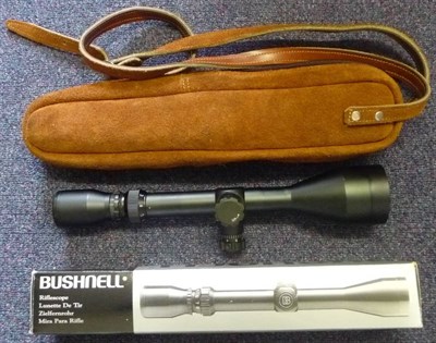 Lot 234 - A Bushnell Sharpshooter Riflescope, in original box with instructions, unused condition; an...