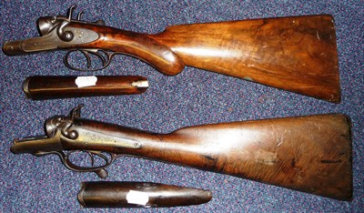 Lot 242 - SHOTGUN CERTIFICATE REQUIRED FOR THIS LOT The Stock and Action to a 12 Bore Side by Side Double...