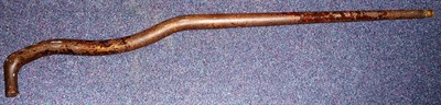 Lot 271 - A 19th Century Walking Stick Air Gun, in three sections, each screwing to the next, the 48cm barrel