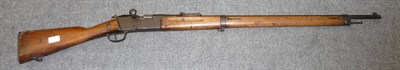 Lot 282 - A Deactivated 8mm French Label Military Rifle, numbered 1442, with deactivation certificate.