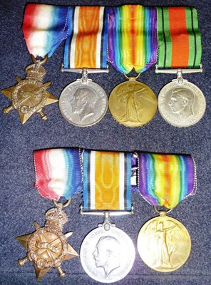 Lot 7 - A First/Second World War Group of Four Medals, awarded to PTE. E.M.DRIVER 4TH INFANTRY (later MAJOR