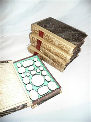 Lot 1043 - A Set of Five Bookform Boxed Sets of "Liberotti Impronte", Italy, early 19th century, each...