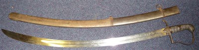 Lot 130 - A William IV 1796 Pattern Light Cavalry Officer's Sword, the 84cm single edge curved steel...