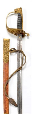 Lot 148 - A Good Quality Mid 19th Century Cavalry Officer's Presentation Sword, the 82.5cm single edge...