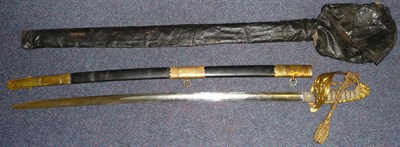 Lot 204 - A Victorian 1827 Pattern Naval Officer's Sword by Henry Wilkinson, Pall Mall, London, the 79cm...