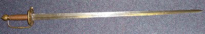 Lot 209 - A 17th Century Small Sword, possibly French, the 78cm double edge steel blade with raised...