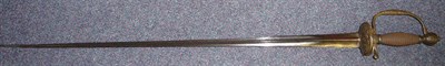 Lot 210 - A Late 17th/Early 18th Century Small Sword, the  77cm colichemarde steel blade lightly engraved...