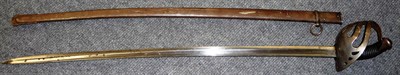 Lot 220 - An Early 20th Century French Infantry Officer's Sword, the 89.5cm single edge fullered steel...