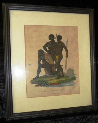 Lot 266 - By and After C Canton - "Negroes, Aborigines of Africa", hand coloured engraved bookplate,...