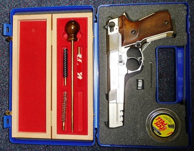 Lot 348 - PURCHASER MUST BE 18 YEARS OR OVER A Walther CP88 "Competition" .177 Calibre Air Pistol, eight...