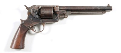 Lot 351 - A Starr Arms Co. .44 Calibre Six Shot Single Action Model 1863 Army Revolver, with 20cm blued steel