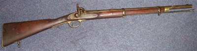 Lot 381 - An 1858 Pattern "Tower" Artillery Carbine, .577 calibre, the 61.5cm smooth bore steel barrel...