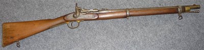 Lot 412 - A Victorian 1859 Tower Snider Action Carbine, with 55cm steel barrel, the lock plate stamped with a