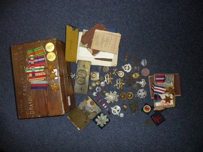 Lot 2 - A Second World War Trio, of 1939-45 Star, France and Germany Star and War Medal, in cardboard...