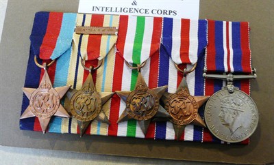 Lot 4 - A Second World War Group of Five Medals, to 10602149 Lance Corporal Douglas George Taylor,...