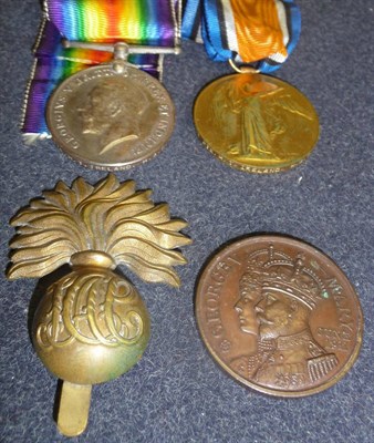 Lot 40 - A First World War Pair, to 4209 PTE.H.I.IRELAND.H.A.C.-INF.-,comprising British War Medal and...