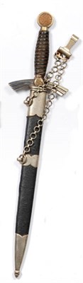 Lot 175 - A German Third Reich First Model Luftwaffe Officer's Dagger, the Carl Eickhorn, Solingen double...