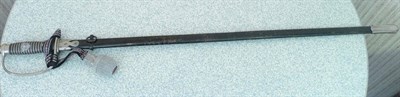 Lot 188 - A German Third Reich Police Officer's Sword, with 79.5cm single edge fullered steel blade by...