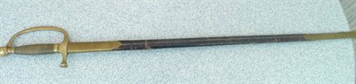 Lot 214 - A US 1840 Model Non Commissioned Officer's Sword by Ames MFC.Co. Chicopee, Mass., the 71.5cm single