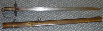 Lot 243 - A 1796 Pattern Heavy Cavalry Trooper's Sword, the 83cm single edge broad fullered steel blade...