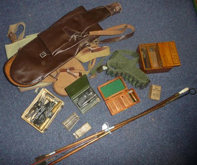 Lot 325 - A Quantity of Gun Cleaning Equipment and Accessories, including boxed hand taps, brushes and...