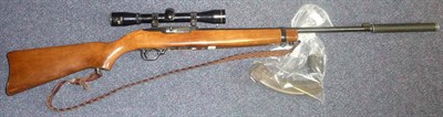 Lot 358 - FIREARMS AND SOUND MODERATOR CERTIFICATE REQUIRED FOR THIS LOT A Ruger Model 10/22 .22 LR...