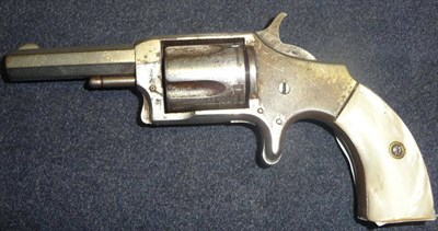 Lot 391 - A "Victor 2 1/2" Five Shot Rimfire Pocket Revolver, with nickel plated frame, 6cm octagonal barrel