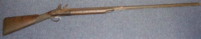 Lot 402 - A Late 18th Century Flintlock Musket, the 98cm steel barrel octagonal at the breech and with...