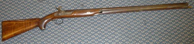 Lot 403 - A 19th Century Percussion Cap Sporting Gun, the 85cm browned steel barrel octagonal at the...