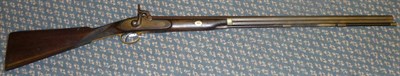 Lot 413 - A 19th Century Percussion Cap Sporting Gun, the 76cm steel barrel with Birmingham proof marks,...