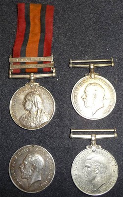 Lot 8 - A Queen's South Africa Medal, with two clasps BELFAST and DEFENCE OF LADYSMITH, awarded to 2948...