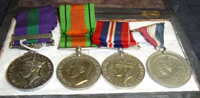 Lot 9 - A General Service Medal 1918-62, with clasp PALESTINE 1945-48, awarded to 1882346 CFN J P SMITH...