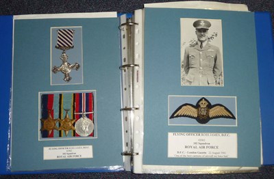 Lot 12 - A Second World War RAF Gallantry Group of Four Medals, awarded to 42062 Flying Officer Ross...