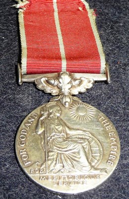 Lot 26 - A British Empire Medal (George V), awarded to 618517 SGT.JOHN PAGE. R.A.F.