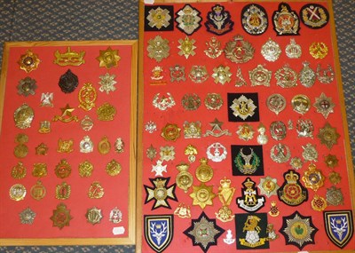 Lot 41 - A Large Collection of Military Cap and Glengarry Badges, mainly replicas, restrikes and staybrites