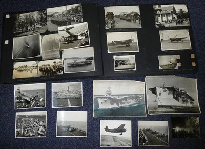 Lot 56 - A Private Album of Second World War Photographs, mainly taken in North and East Africa, and showing