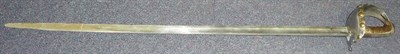 Lot 190 - A Victorian 1st Life Guards Undress Sword, with 97cm single edge broad fullered steel blade,...