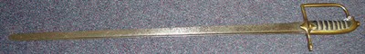 Lot 207 - An 18th Century Continental Military Sword, possibly German or Polish, the 62cm single edge...