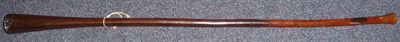 Lot 220 - A Hardwood Club, possibly South Sea Islands, of slender tapering cylindrical form, the head...