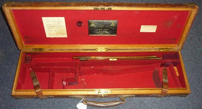 Lot 277 - An Oak Lined and Brass Bound Leather Shotgun Case by James  Purdey & Sons Ltd, London, the...