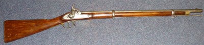 Lot 352 - A 19th Century Tower Percussion Cap Two Band Musket, the 71.5cm steel barrel with V rear sight, the