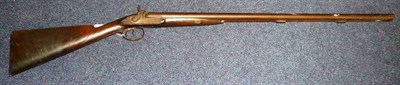 Lot 355 - A 19th Century Percussion Cap Double Barrel Sporting Gun by Saml & C Smith, Princes Street, London