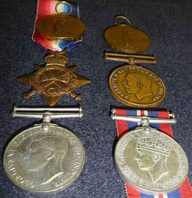 Lot 18 - Four Single First World War Medals:- 1914-15 Star to 1821 PTE.J.COOPER. R.IR.RIF.; two Victory...