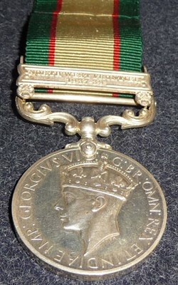 Lot 25 - An India General Service Medal 1936-39, with clasp NORTH WEST FRONTIER 1937-39, awarded to...