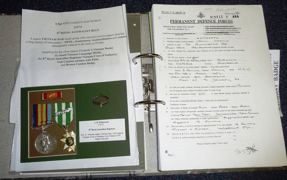 Lot 36 - An Unusual Unit Gallantry Citation Pair of