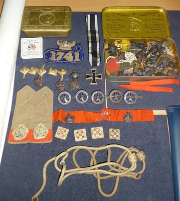 Lot 58 - A Quantity of Militaria, including a First World War German Iron Cross, Second Class, rank...