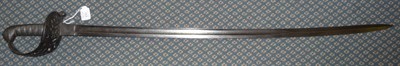 Lot 151 - A Victorian 1887 Pattern Cavalry Undress Sword, 91cm single edge fullered steel blade etched...