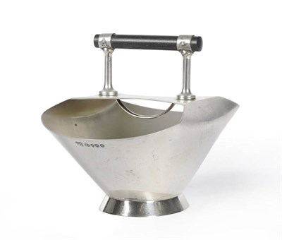 Lot 1186 - Christopher Dresser (1834-1904): A Silver Sugar Bowl, by Hukin & Heath, London 1881, of...