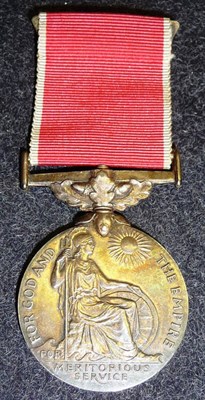 Lot 3 - A British Empire Medal (Civil), awarded to WILLIAM GLISTER.